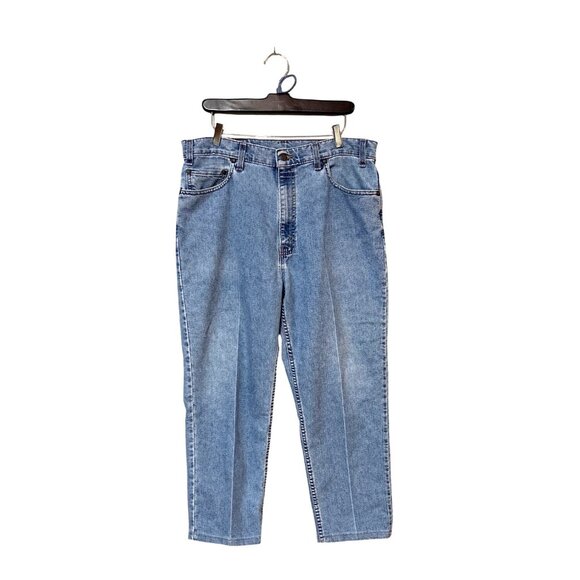 Levi's Other - Vtg Levis 940 Brown Tab Relaxed Fit Jeans W36 L25 Light Wash Denim USA Made